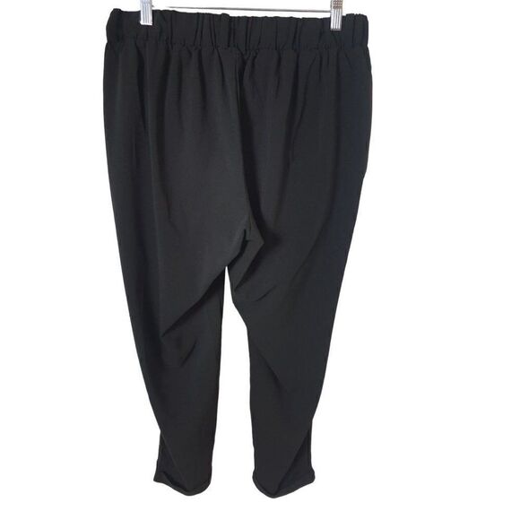 Torrid High Rise Crop Dress Pants Pleated Front Cuffed Hem Pull On Sz 12 - Picture 4 of 7